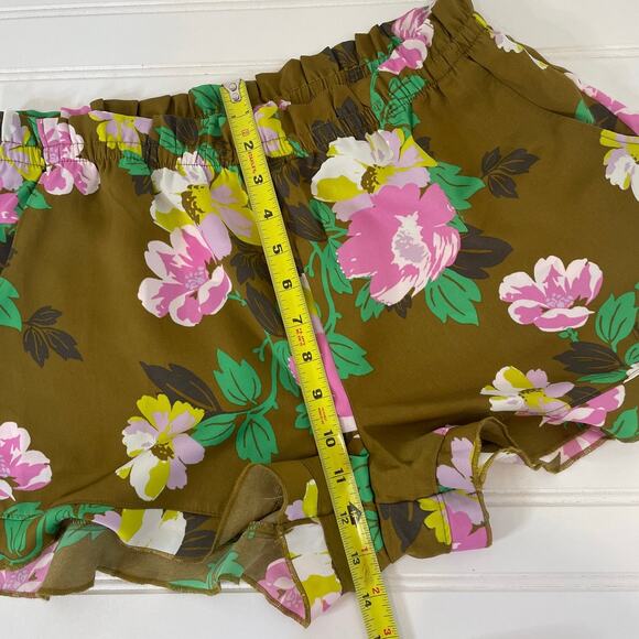 Aerie & Hollister Floral Ruffle Shorts & Relaxed New York Graphic Tee SET M - Picture 8 of 10